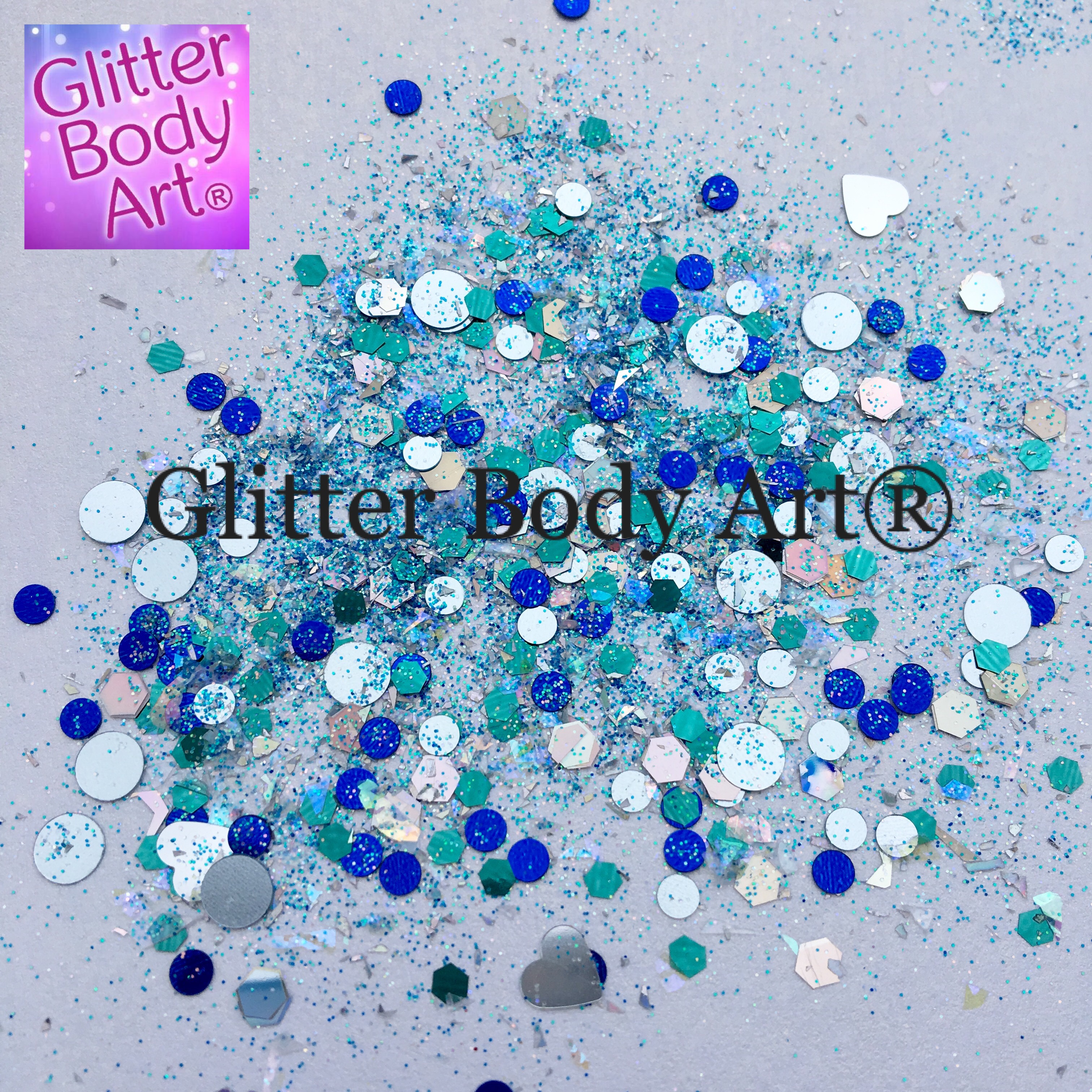 Festival Glitter Ice Queen Temporary Tattoo Store