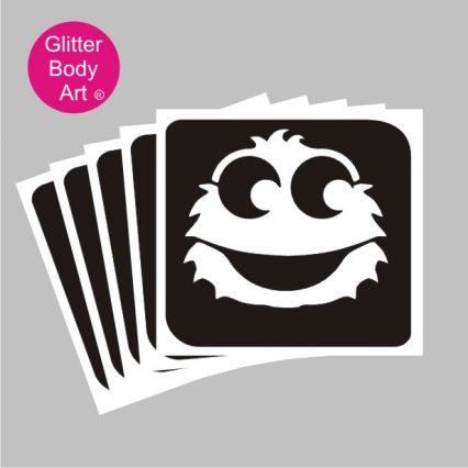 honey monster temporary tattoos, sesame street stencils