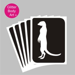 Meerkat Temporary tattoos stencil