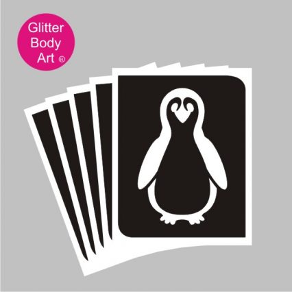 penguin temporary tattoos stencils