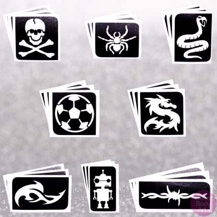 Boys Stencil 24 Pack