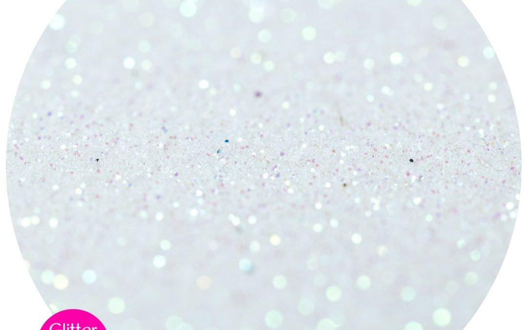 White Iridescent Body Glitter