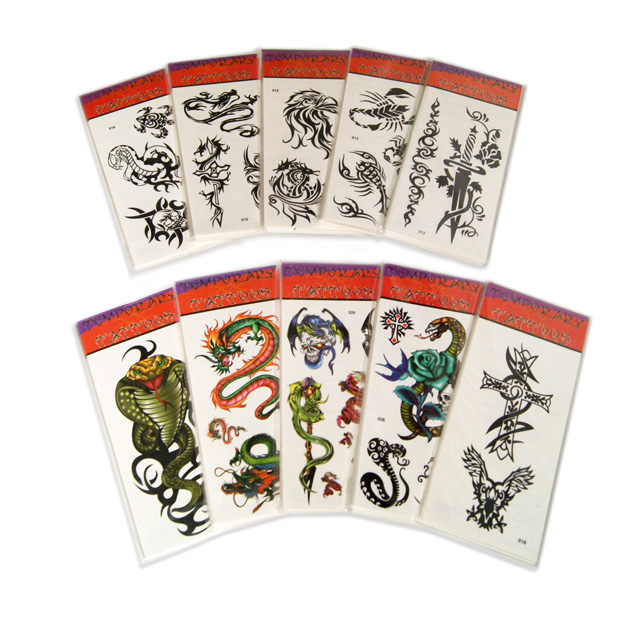 Water Transfer Tattoos 200 Sheets - Boys - Temporary ...