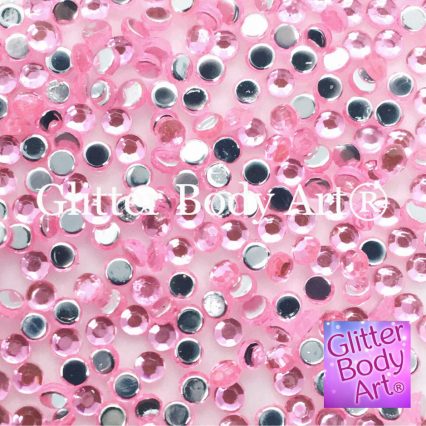 baby pink nail art crystals, gemstones gems for nails