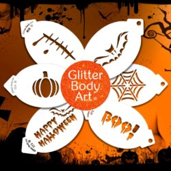 Halloween Face Paint Stencil Set