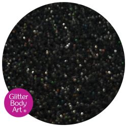 Black Sparkle cosmetic fine glitter