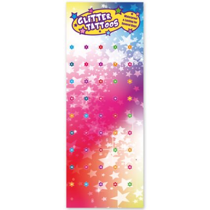 banner, glitter tattoo banner, advertising poster, advertising banner