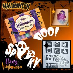 Halloween glitter tattoo kit for kids Halloween parties and events