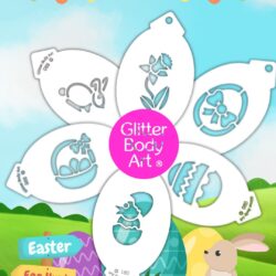 easter facepainting stencils for easter egg hunt ideas, face paint stencils for easter