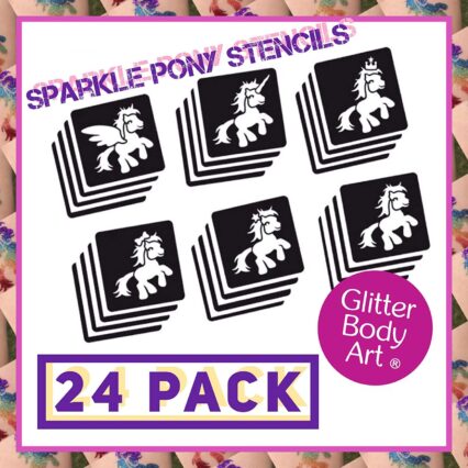 my little pony temporary tattoo stencils