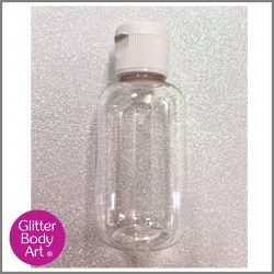 empty glitter refill bottle, 60ml empty bottle
