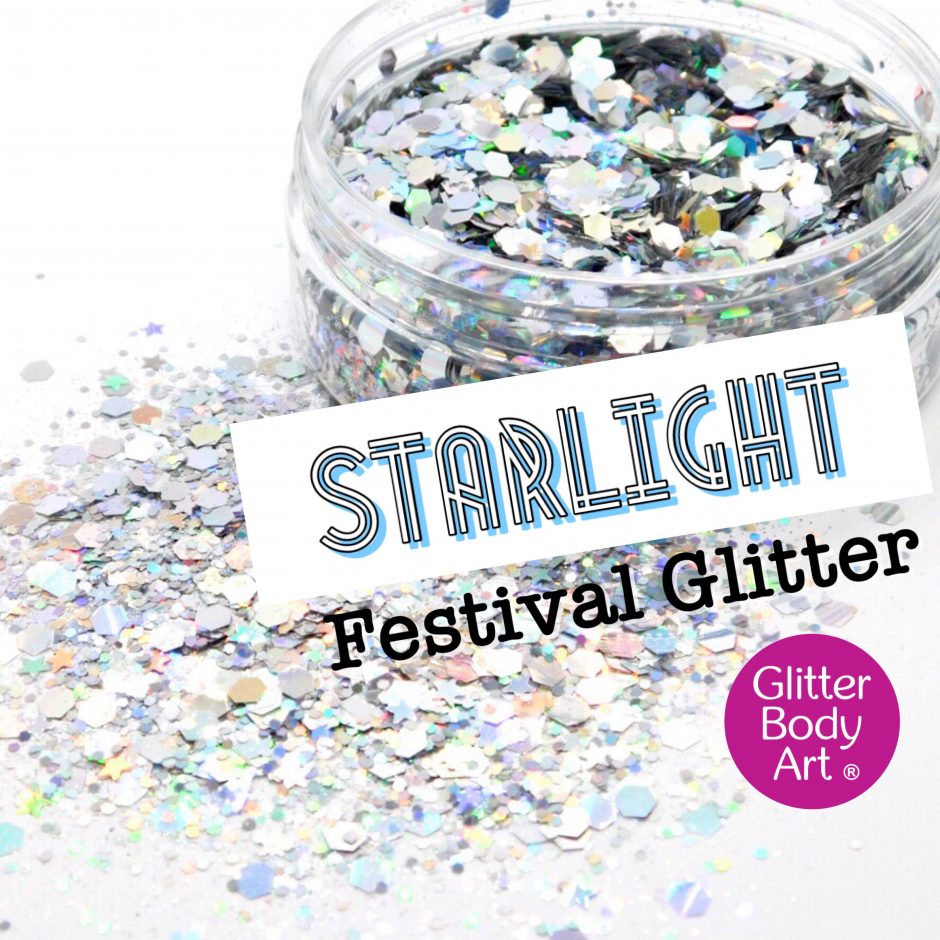 Chunky Glitter, Festival Glitter, Body Glitter - Starlight