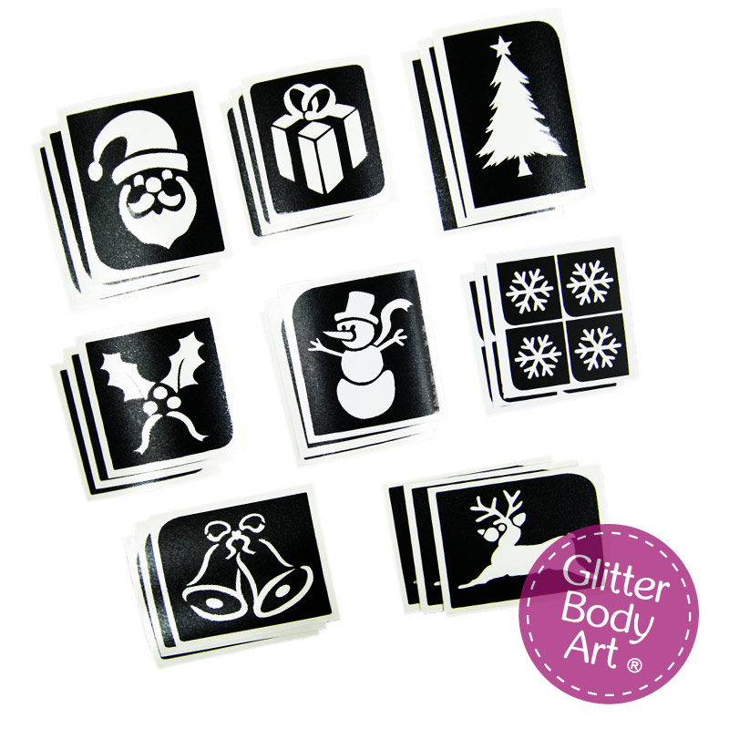 Christmas Stencil 24 Pack Temporary Tattoo Store 15-best-free-printable-christmas-ornament-templates-pdf-for-free-at