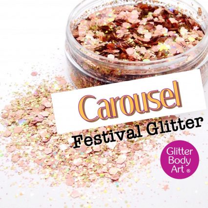 Carousel festival glitter