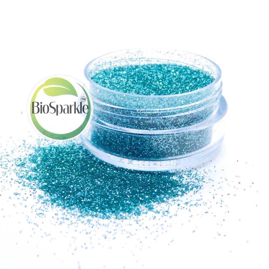 Turquoise Bio Glitter Biodegradable Glitter Temporary Tattoo Store