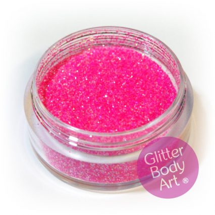 barbie pink face and body glitter makeup