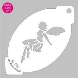 fairy face painting stencil template