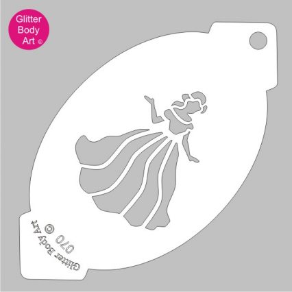 Princess face paint stencil, disney princess stencil