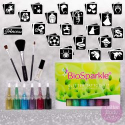 bioglitter kit, bio-glitter kit, bio glitter tattoo kit, bioglitter, bio-glitter, bio glitter, cosmetic bio-glitter