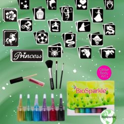 Bio Glitter Tattoo Kit