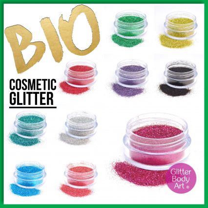 bioglitter collection, biodegradable eco glitter