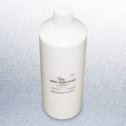 Refill 1 Litre container of white body glue, glitter skin glue adhesive for glitter tattoos, gems and prosthetics