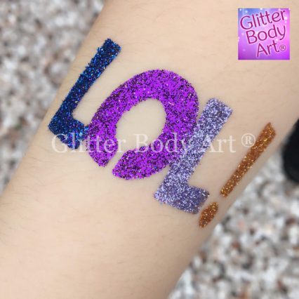 LOL dolls temporary tattoo stencil, girls birthday party