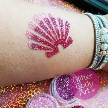 seashell temporary tattoo stencil
