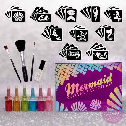 Mermaid Glitter Tattoo Kit - Under the Sea Party - Image 11