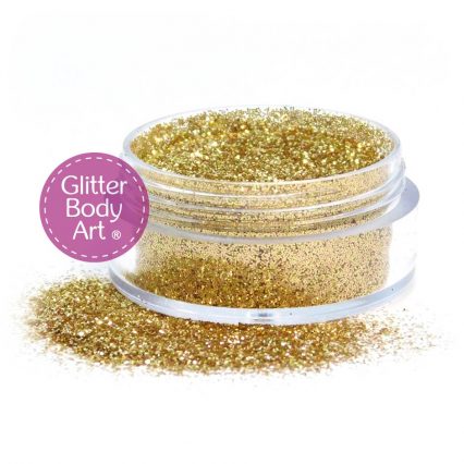 antique gold cosmetic glitter for makeup and glitter tattoo applications