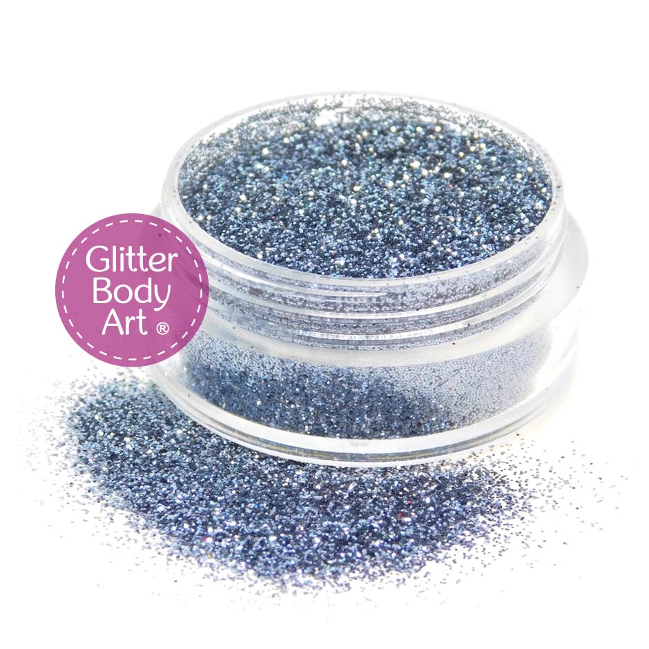 Face & Body Glitter Gun Metal Temporary Tattoo Store