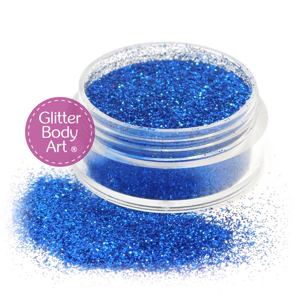 Blue Face & Body Cosmetic Glitter - Royal Blue