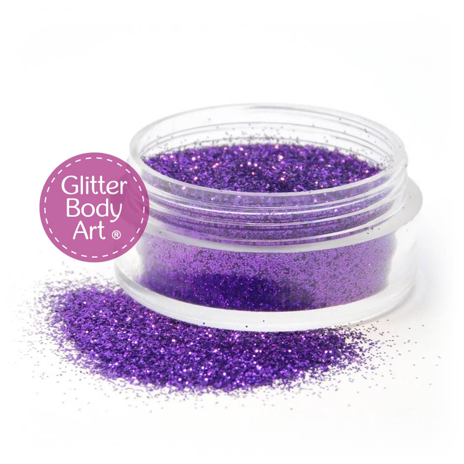 Body Glitter Purple Temporary Tattoo Store