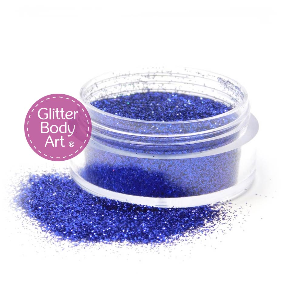 Royal Blue Body Glitter Temporary Tattoo Store