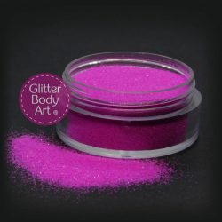 purple uv body glitter jar of loose UV glitter for glitter tattoos