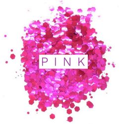 pink bio glitter festival glitter mix for face and hair