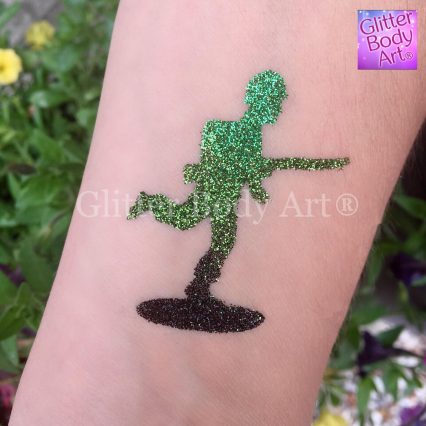 Toy solider temporary tattoo stencil, toy story tattoos, solider glitter tattoo