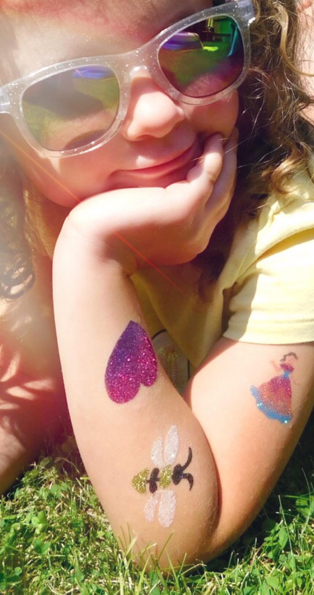 glitter and temporary tattoo ideas for kids birthday party and events