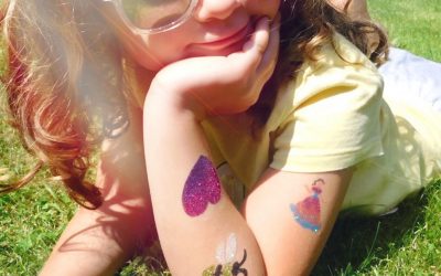 Glitter and Temporary Tattoo Ideas for Kids Birthday parties and events!