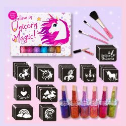 Unicorn Glitter Tattoo kit