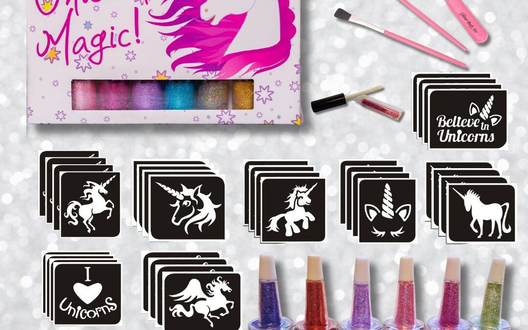 Unicorn Glitter Tattoo Kit – Fun and Sparkly