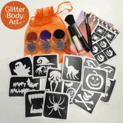 Temporary Tattoo Store Glitter Tattoos Stencils Face Painting