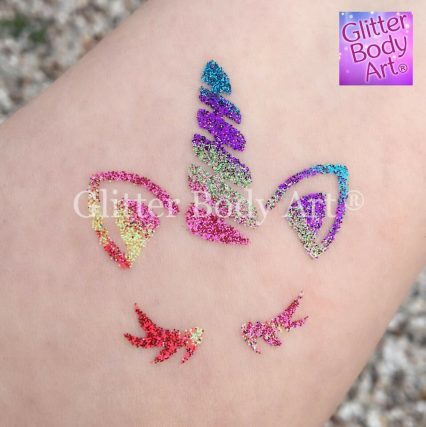 unicorn temporary tattoo, unicorn stencil, unicorn glitter tattoo, unicorn template, bulk buy stencils, unicorn gifts, unicorn party, unicorn presentsg