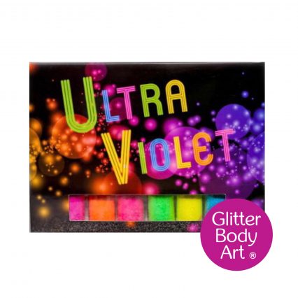 UV glitter tattoo gift set