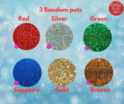 Christmas Mystery Glitter Tattoo Kit  - Stocking Filler - Image 3