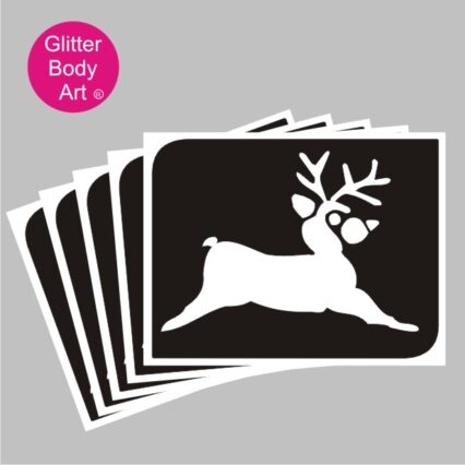 christmas reindeer stencil