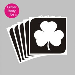 shamrock temporary tattoo stencil