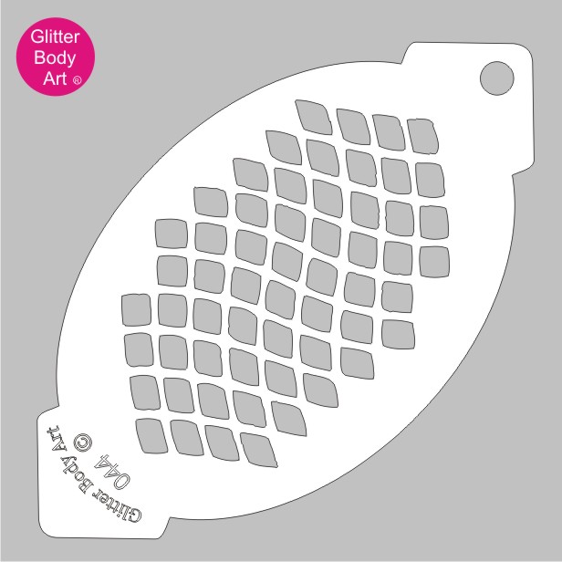 Face Painting - Airbrush Stencil - Snake Print - Temporary Tattoo Store