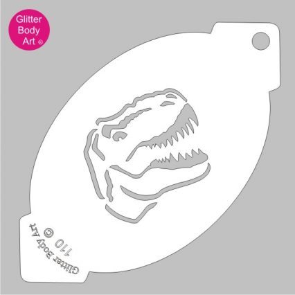 t-rex dinosaur stencil, dinosaur head template