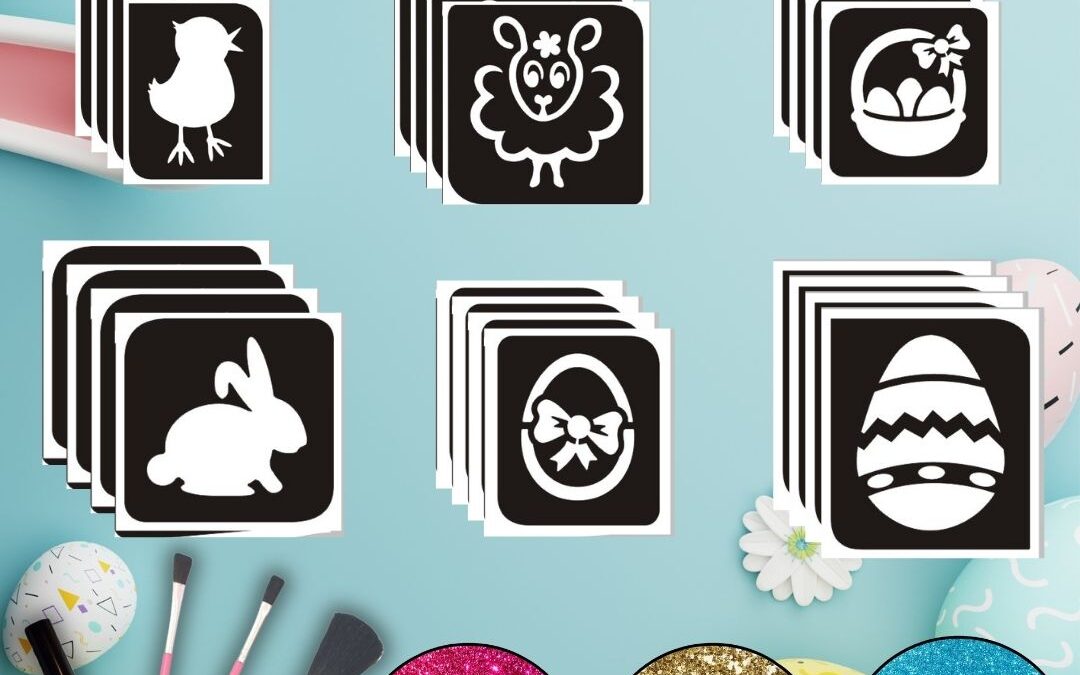 Mini Easter Glitter Tattoo Kit